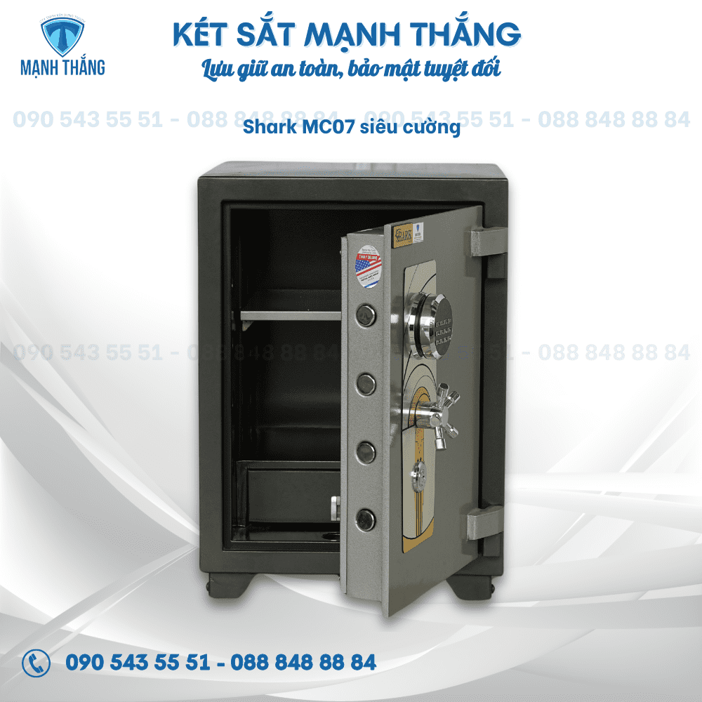 Két sắt Shark MC07 Siêu Cường Két sắt điện tử Shark MC07