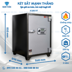 Két sắt điện tử việt tiệp k100