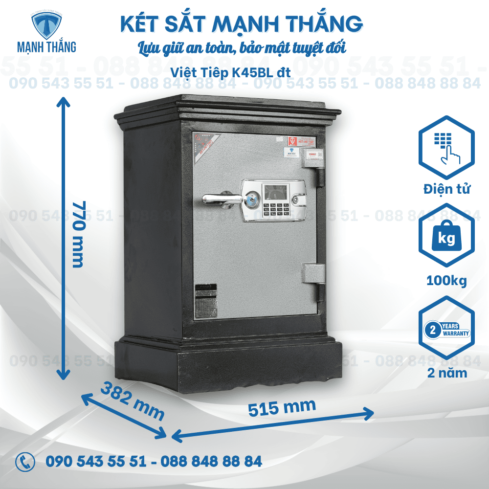 Két sắt điện tử Việt Tiệp K45BL