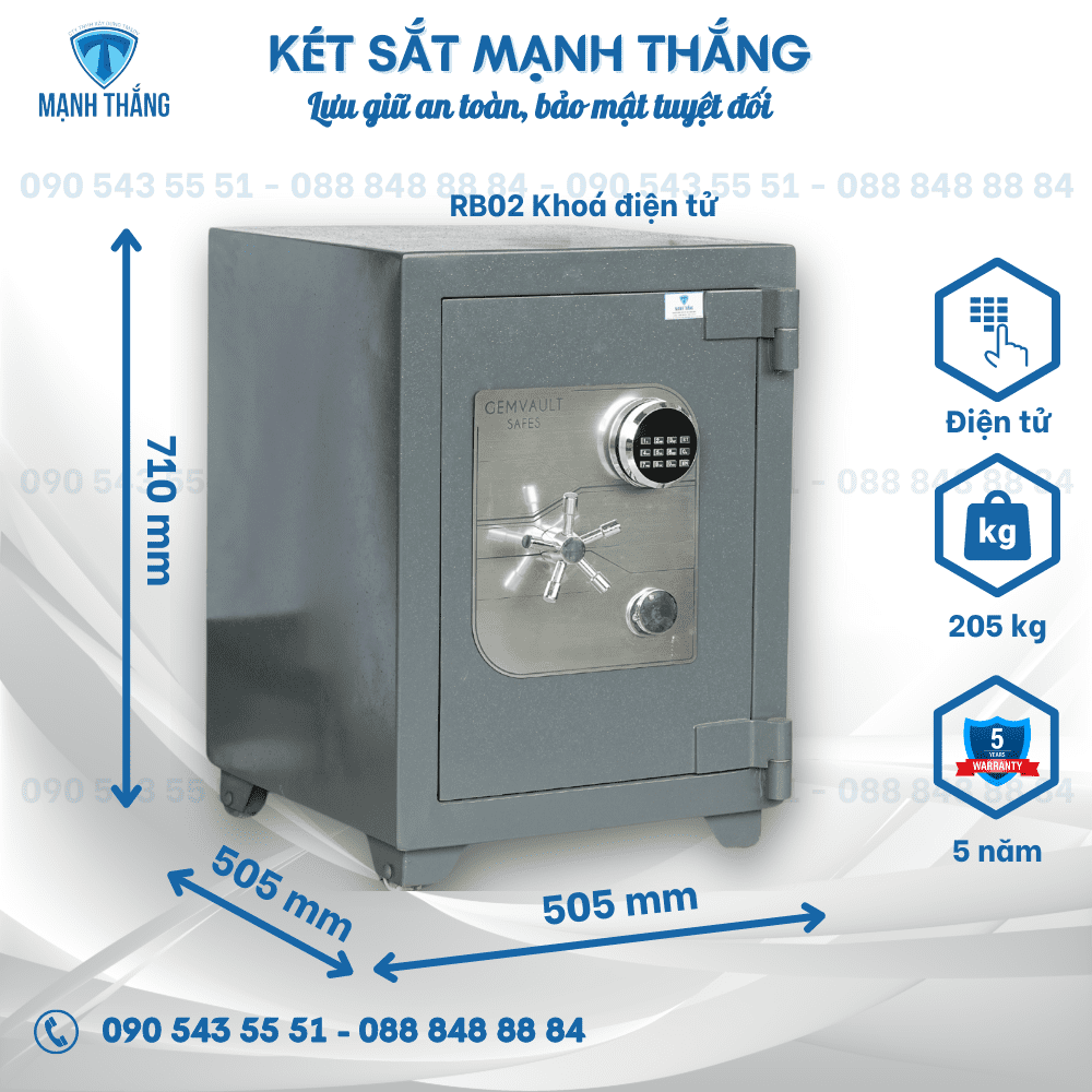 Két sắt Gemvault RB02 Két sắt Gemvault RB02 điện tử