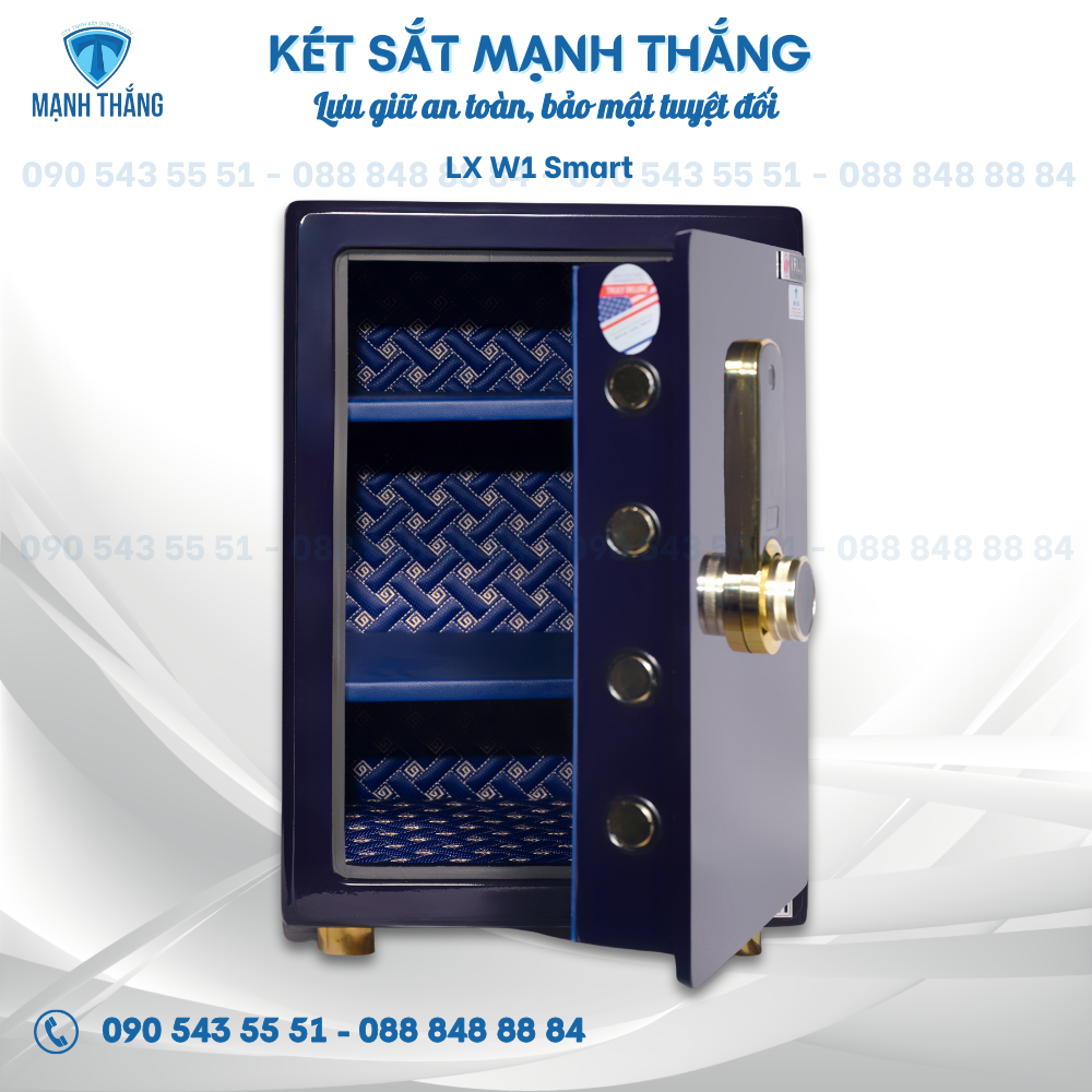 Két Sắt Truly Smart LX W1 Két sắt smart Truly LX W1 xanh