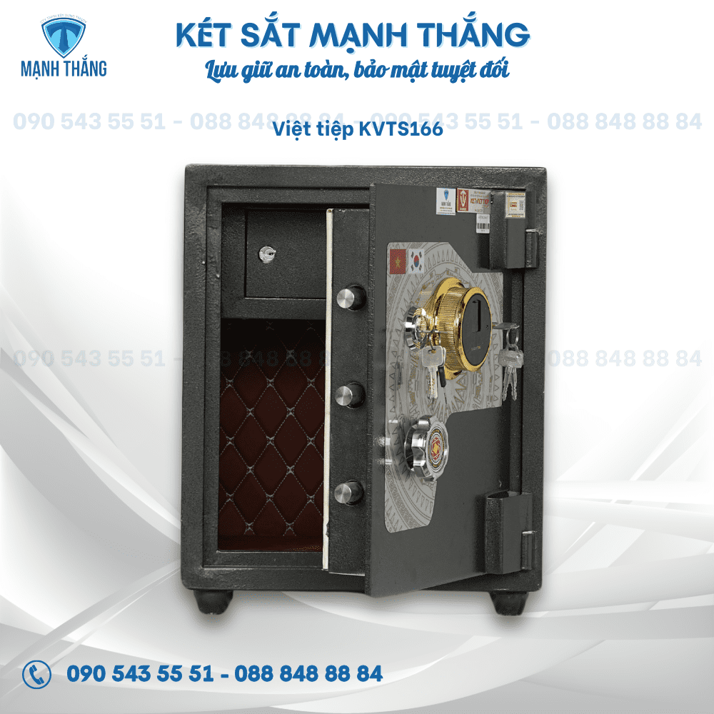 Két sắt vân tay Việt Tiệp KVTS166
