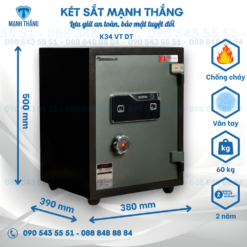 Két Sắt Việt Tiệp K34 Vân Tay Điện Tử