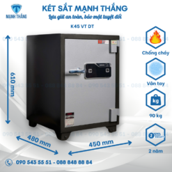 két sắt việt tiệp k45 vân tay điện tử