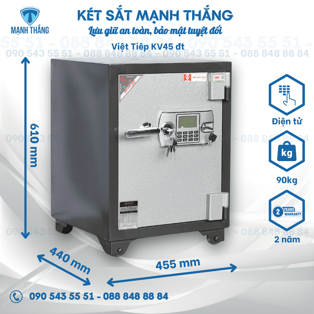 Két sắt Việt Tiệp KV45 điện tử