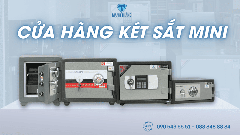 Địa chỉ cung cấp két sắt mini giá rẻ, chính hãng