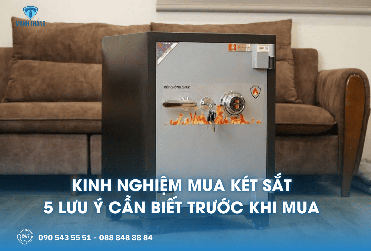 Kinh nghiệm mua két sắt