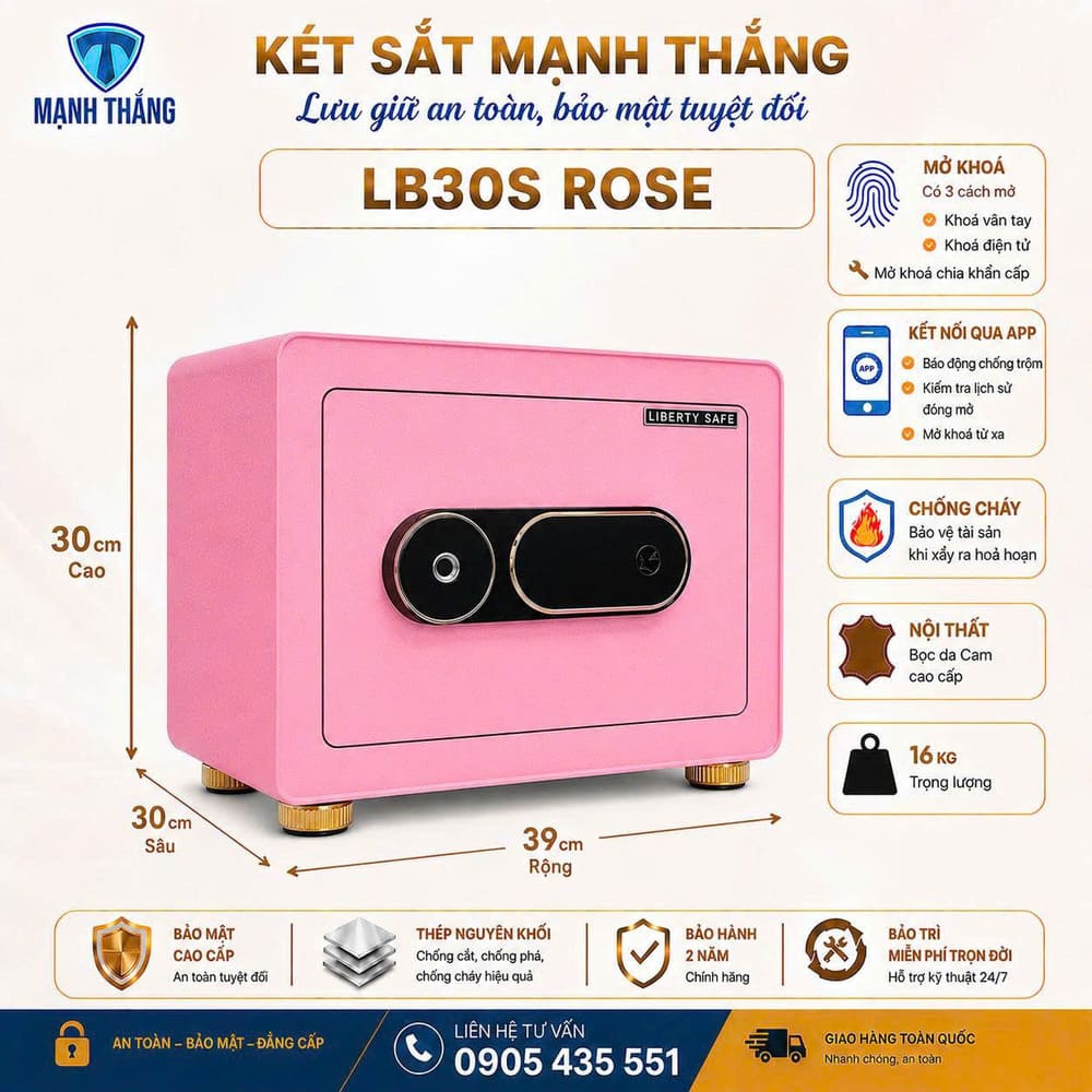 két sắt Liberty LB30S rose