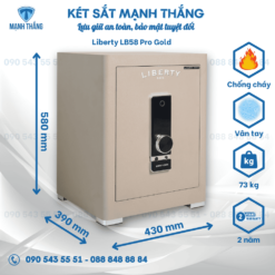 Két sắt Liberty LB58 Pro gold
