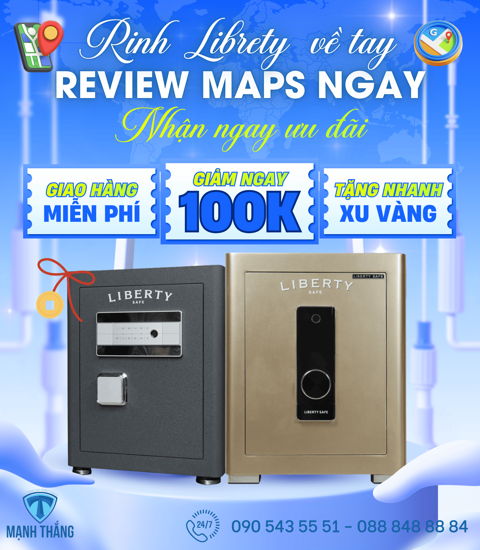 Ưu đãi mua két sắt Librety tháng 3