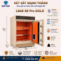 Két sắt Liberty LB68 S8 Pro gold